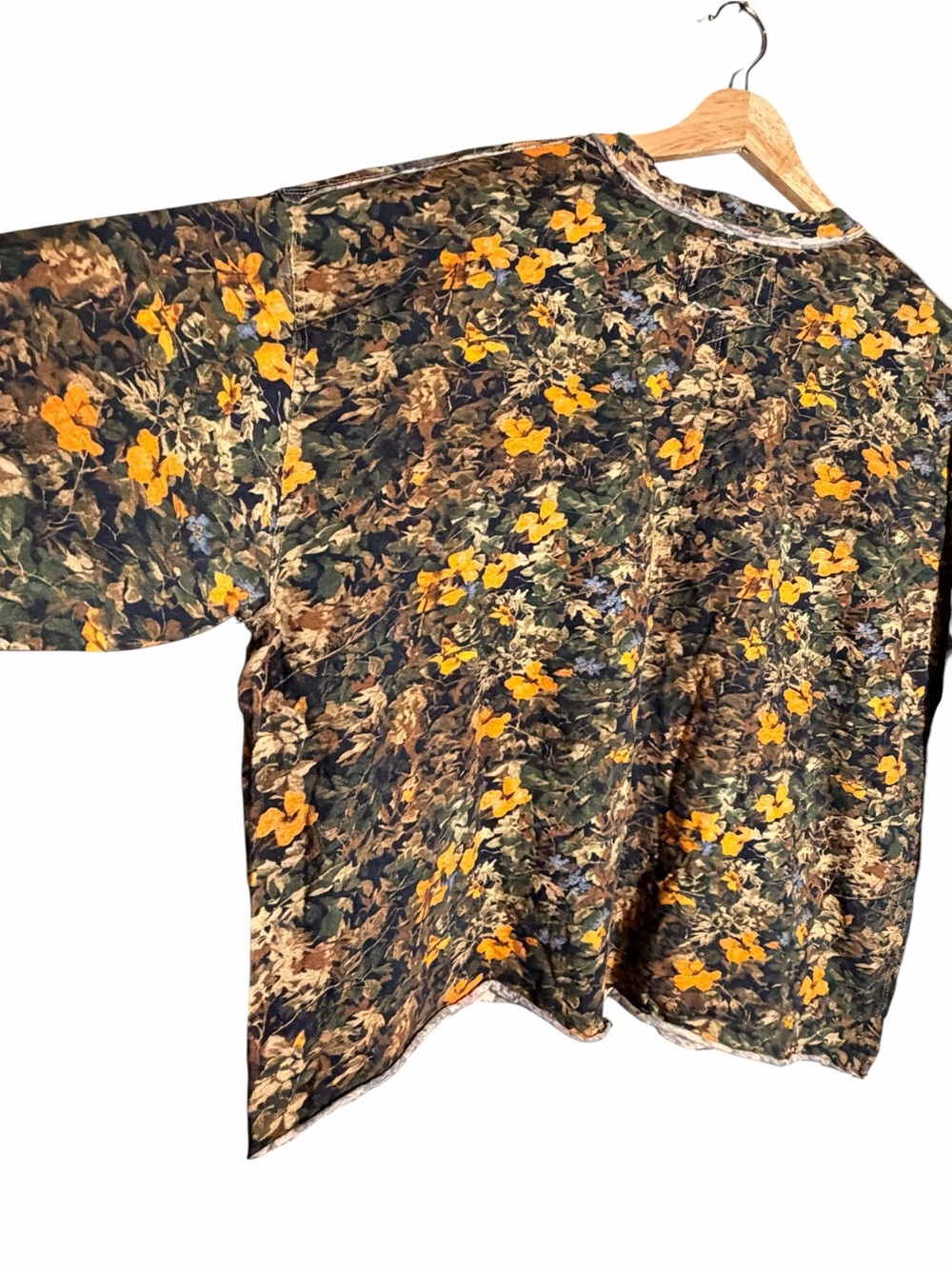 Free People Floral Print Long Sleeve Top - Picture 5 of 6